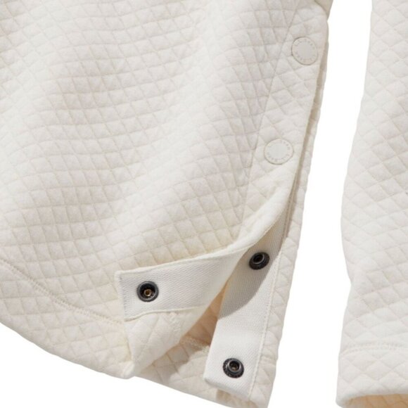 L.L. Bean Women's SoftLight Quilted Top, Funnelneck Pullover Size S - Picture 3 of 9